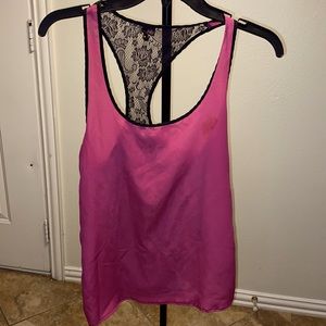 Women’s lace back tank top